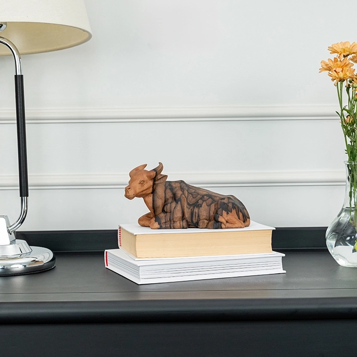 Khouy Non handcrafted Animal Sculptures, styled in an interior