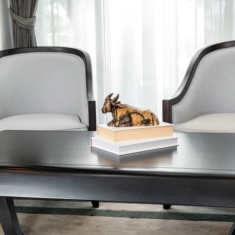 Khouy Non handcrafted Animal Sculptures, styled in an interior