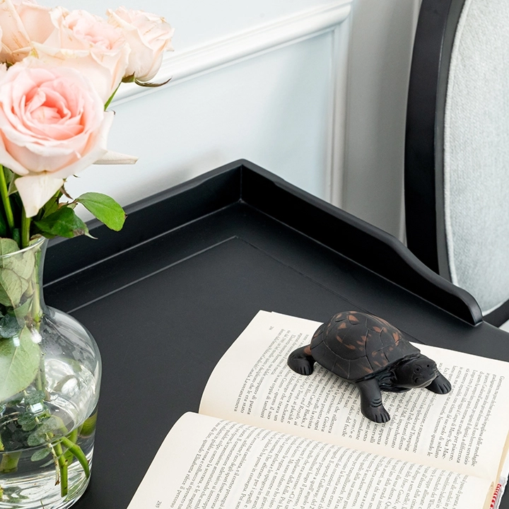 Malayan handcrafted Animal Sculptures, styled in an interior