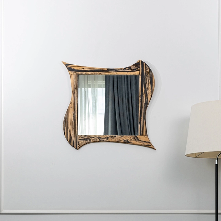 Keo handcrafted Mirror, styled in an interior