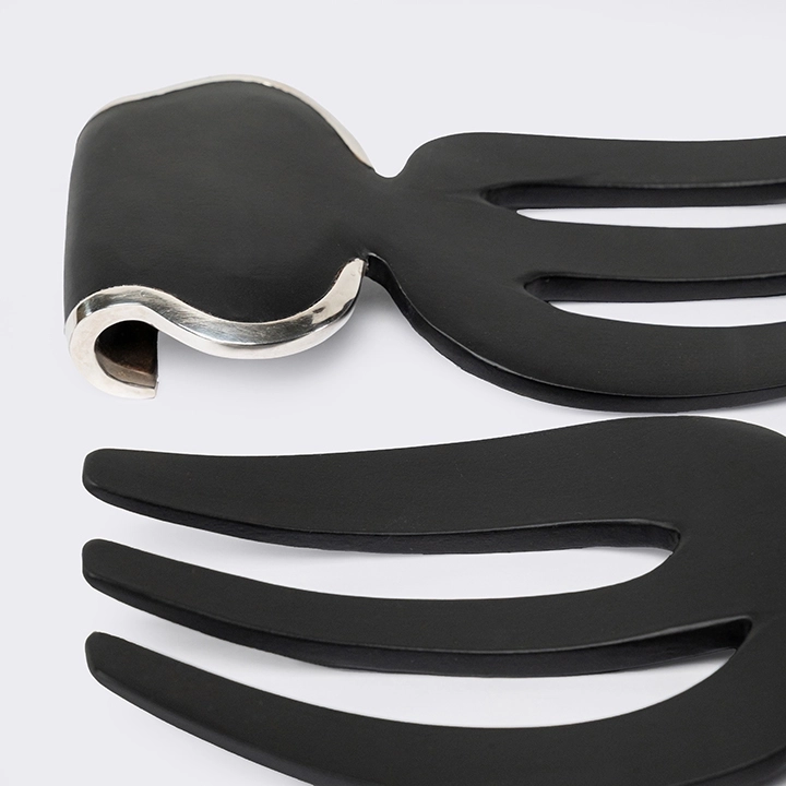 Octopus handcrafted Chopsticks, Spoons & Salad Servers, detail