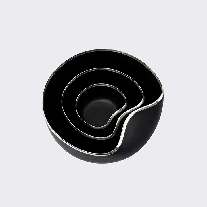Eclipse handcrafted Bowls, detail
