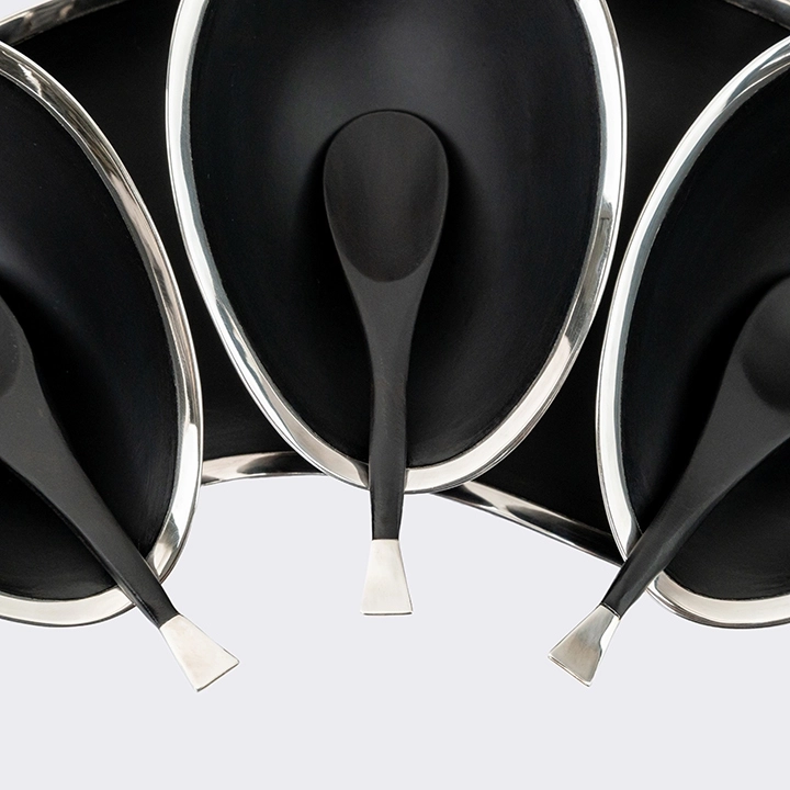 Flavour Flush handcrafted Condiment trays & trays, detail