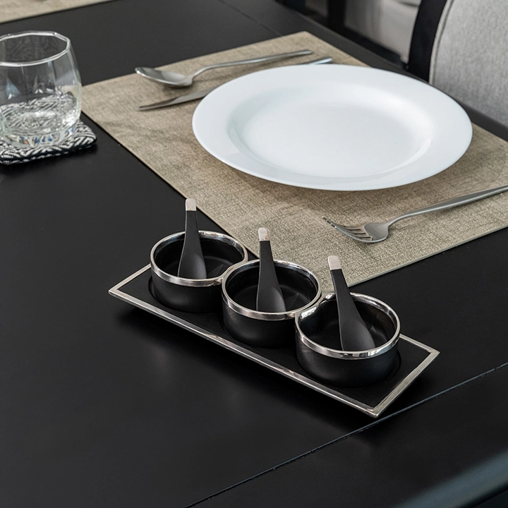 Moon Cycle handcrafted Condiment trays & trays, styled in an interior