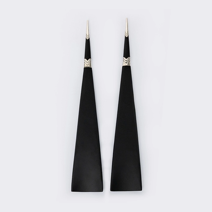 Spear handcrafted Chopsticks, Spoons & Salad Servers, detail