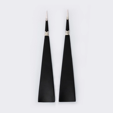 Spear handcrafted Chopsticks, Spoons & Salad Servers, studio view