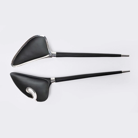 Lyra handcrafted Chopsticks, Spoons & Salad Servers, studio view