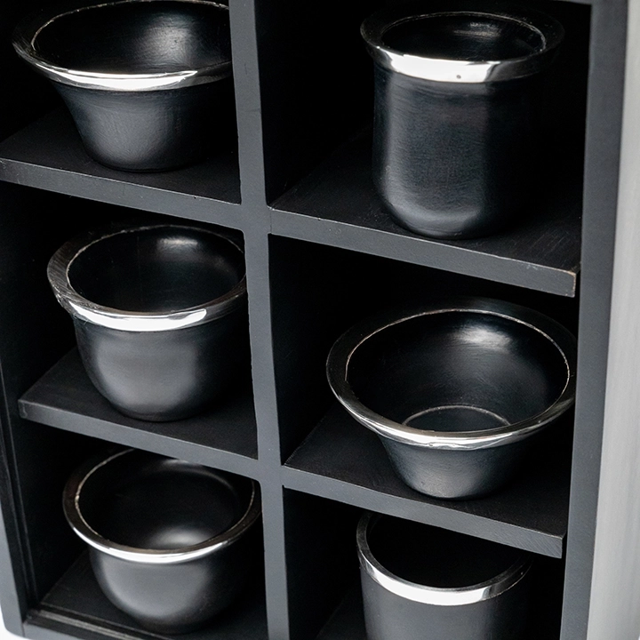 Sake Ecstasy set handcrafted Japanese Inspirations, detail