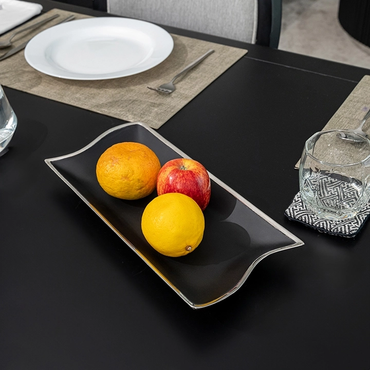Wave handcrafted Platters & plates, styled in an interior