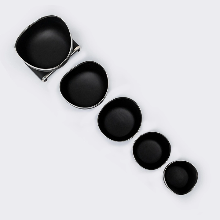 Lotus Dream Set with Stand handcrafted Bowls, detail