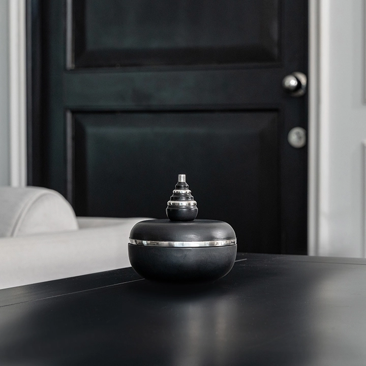 Vat Sene handcrafted Boxes & Jars, styled in an interior