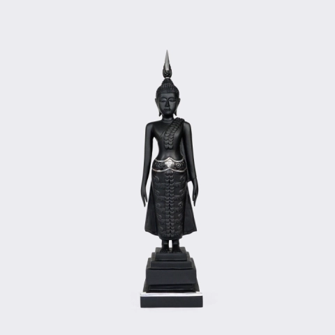 Studio shot of the buddha's sculpture